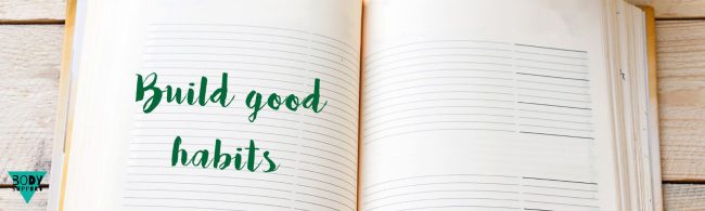 Illustratie van de kracht van ritme: zonsopgang, eetmomenten en rustmomenten in balans.